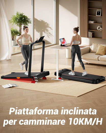 Tapis de course incliné ultra-compact